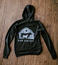 Load image into Gallery viewer, Zip-Up Barn Logo Hoodie - Vintage Black
