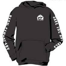 Load image into Gallery viewer, RETIRED &quot;Save The Animals&quot; Pullover Hoodie - Vintage Charcoal Gray
