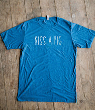 Load image into Gallery viewer, Kiss A Pig YOUTH - Blue
